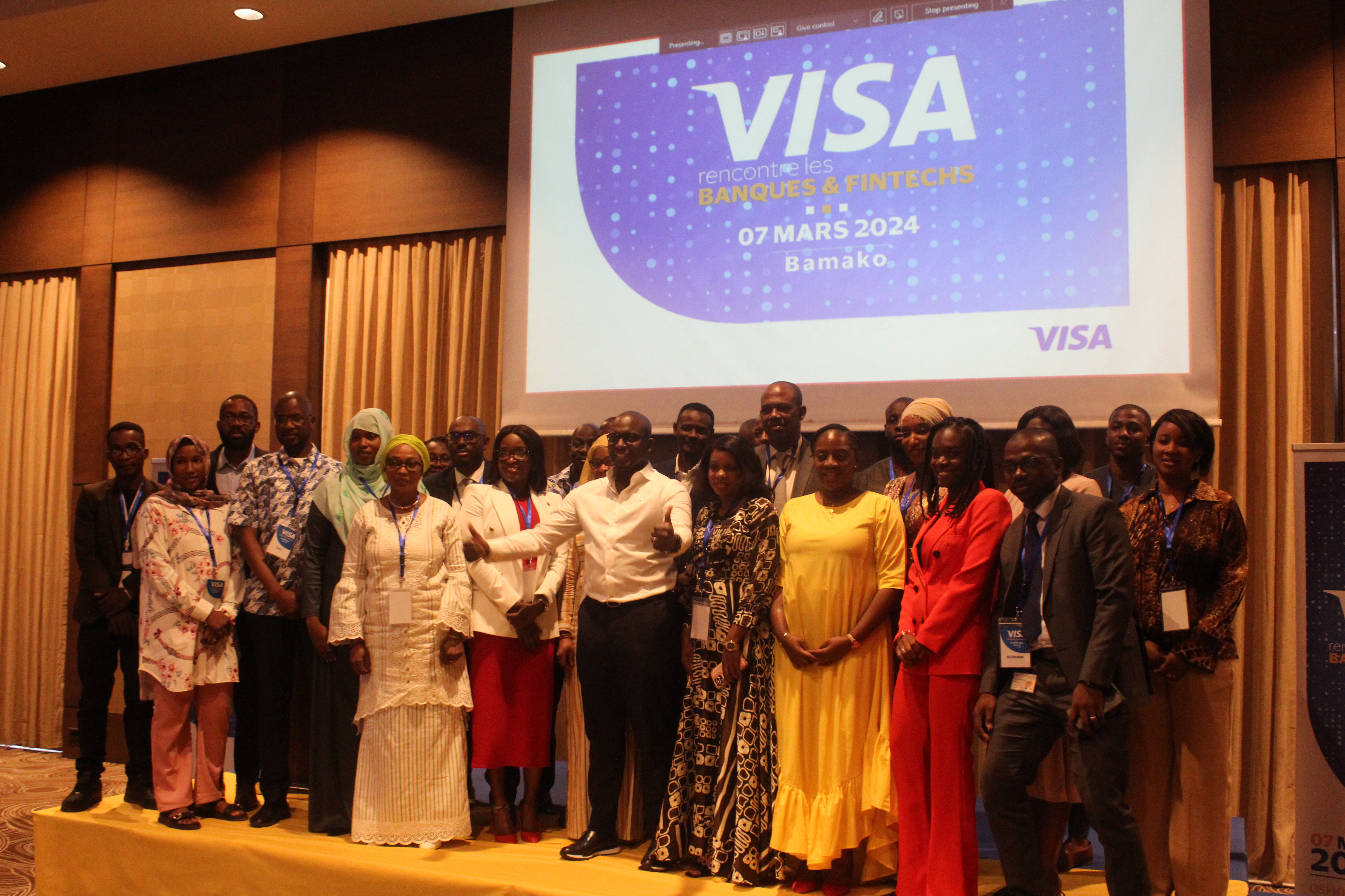 Bamako : Visa rencontre les banques et entreprises fintechs !